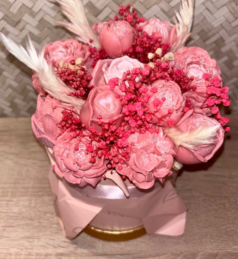 Bouquet de bougies Rose – Image 3