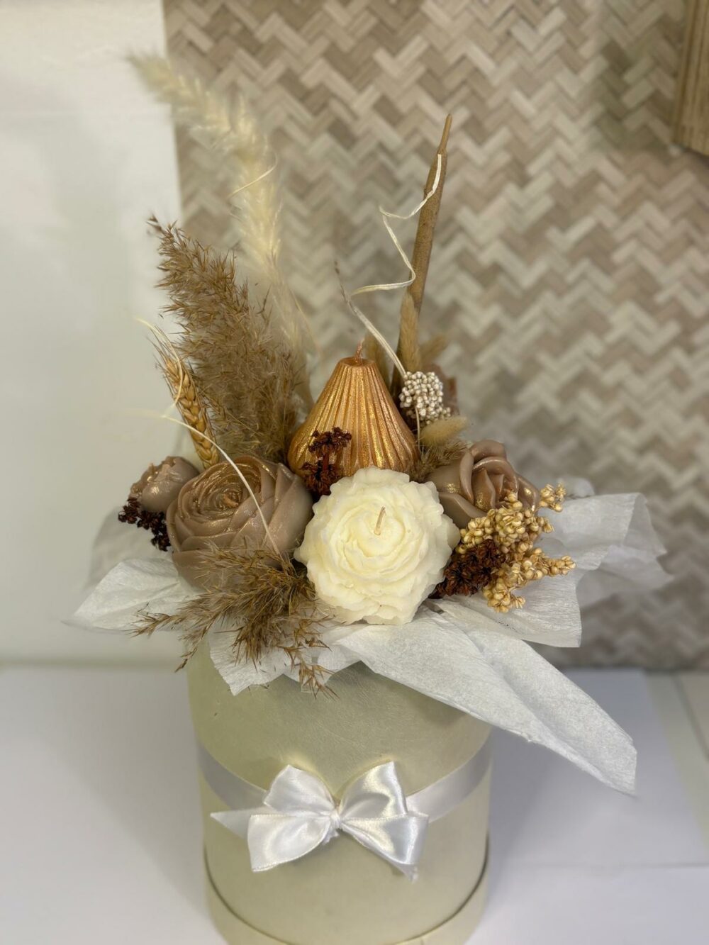 Bouquet de bougies Dorée – Image 3