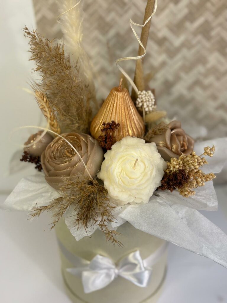 Bouquet de bougies Dorée – Image 5