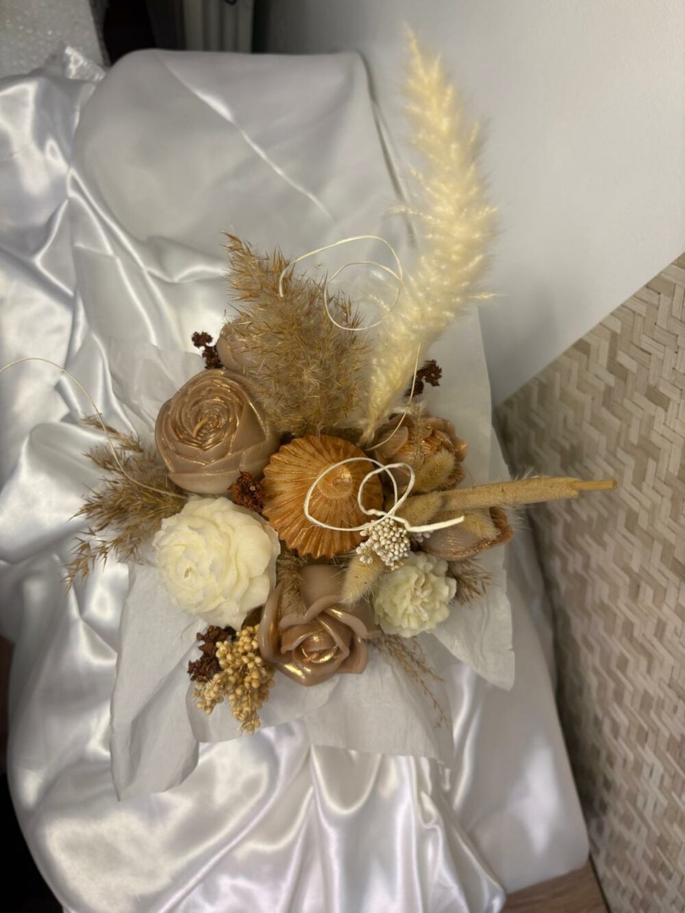 Bouquet de bougies Dorée – Image 2