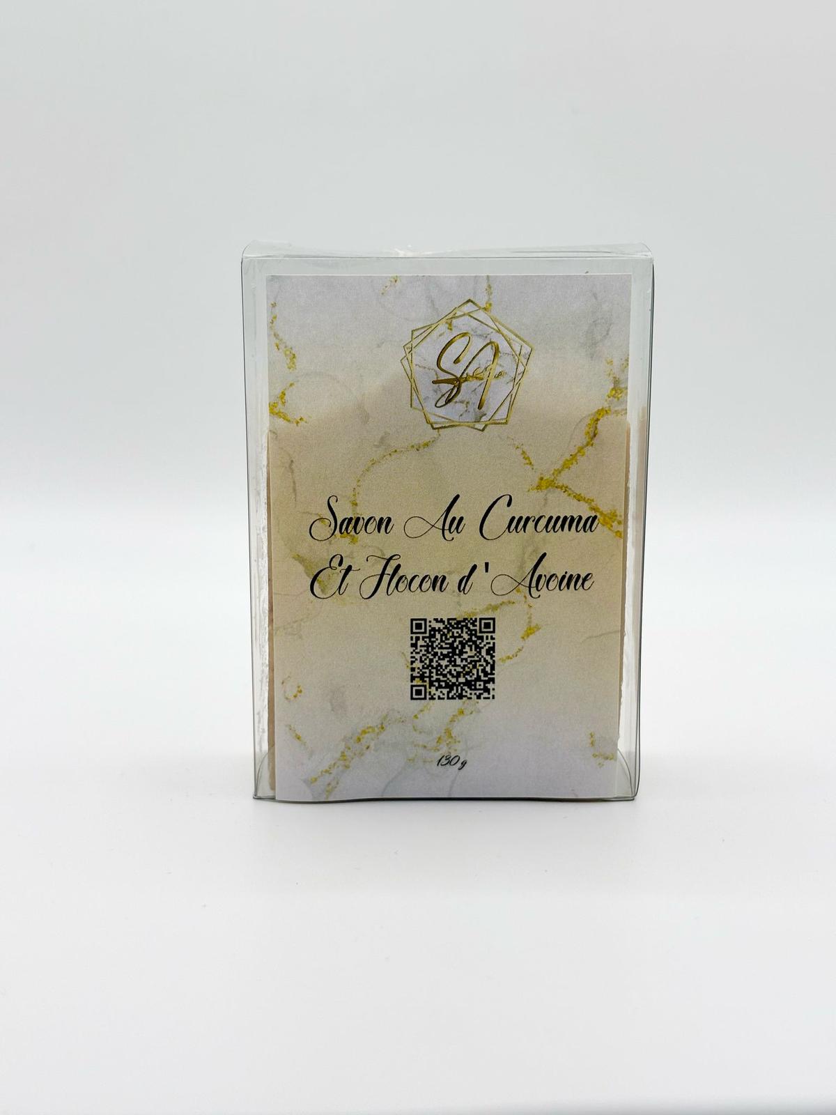 savon au curcuma et flocon d'avoine (130g)