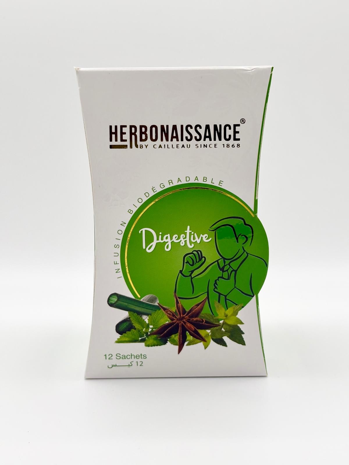infusion digestive de 12 sachets