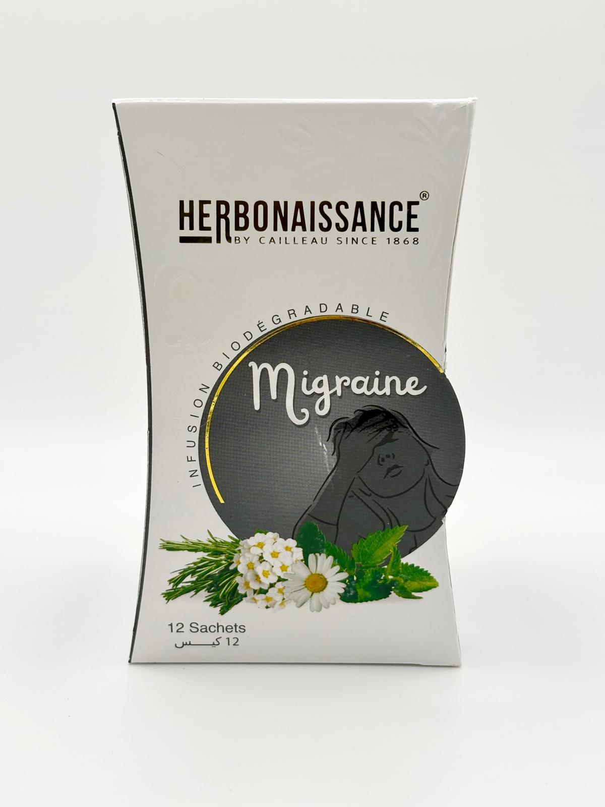 infusion migraine de 12 sachets