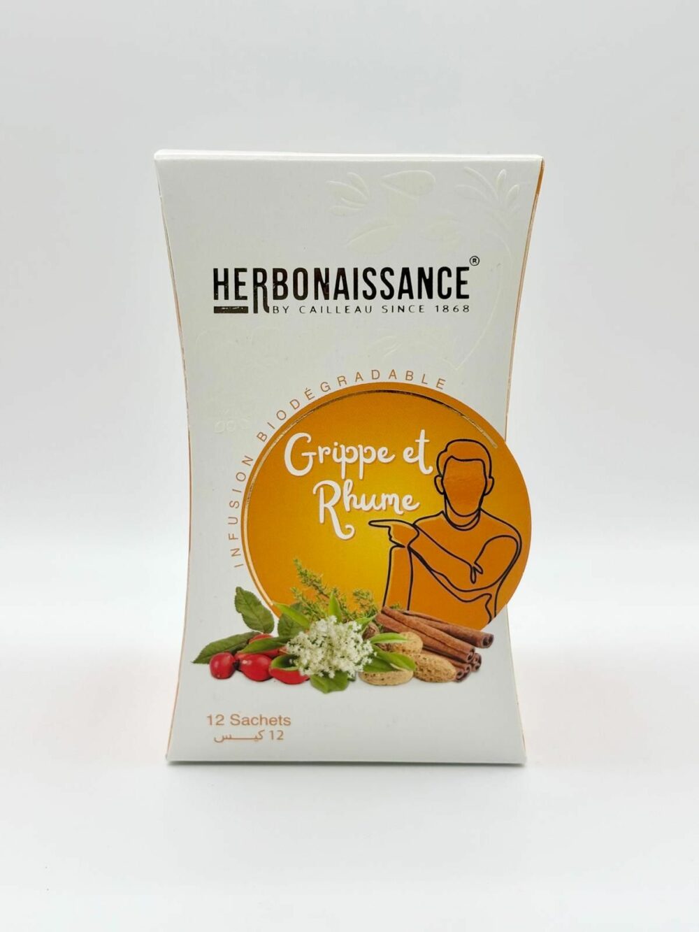 infusion grippe et rhume de 12 sachets