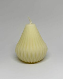 Bougie en cône : Blanc