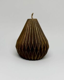 Bougie en cône : Marron