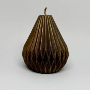 Bougie en cône : Marron