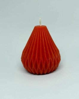 Bougie en cône : Rouge