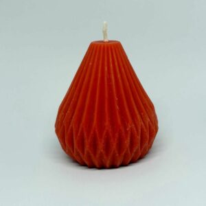 Bougie en cône : Rouge