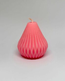 Bougie en cône : Rose clair
