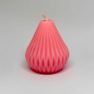 Bougie en cône : Rose clair