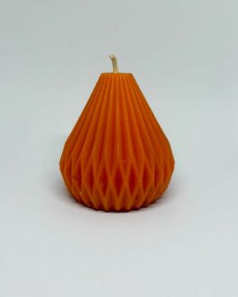 Bougie en cône : Orange