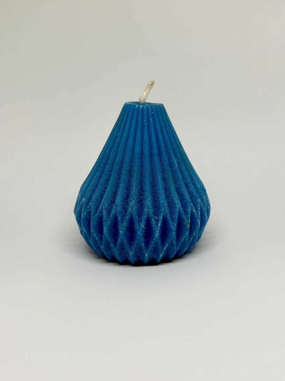 bougie en cône : bleu