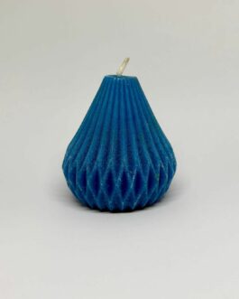 Bougie en cône : Bleu