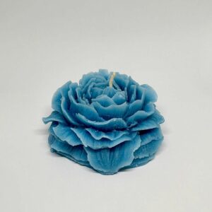 Bougie en fleur : Bleu