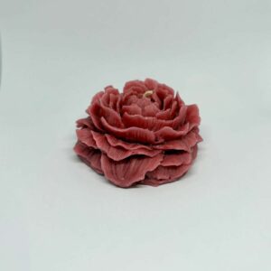 Bougie en fleur : Rose