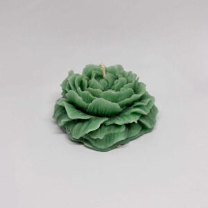 Bougie en fleur : Vert clair