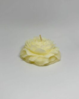 Bougie en fleur : Blanc