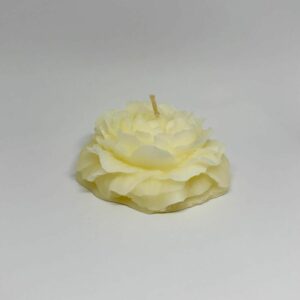 Bougie en fleur : Blanc