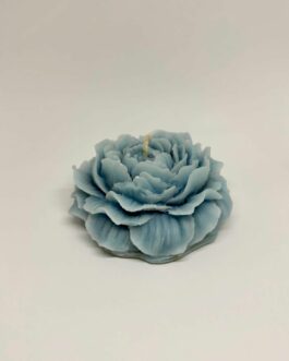 Bougie en fleur : Bleu clair