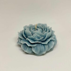 Bougie en fleur : Bleu clair