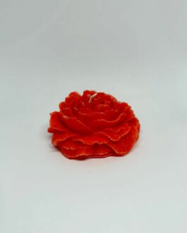 Bougie en fleur : Rouge