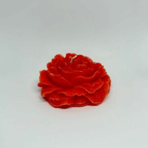 Bougie en fleur : Rouge