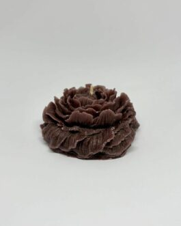 Bougie en fleur : Marron