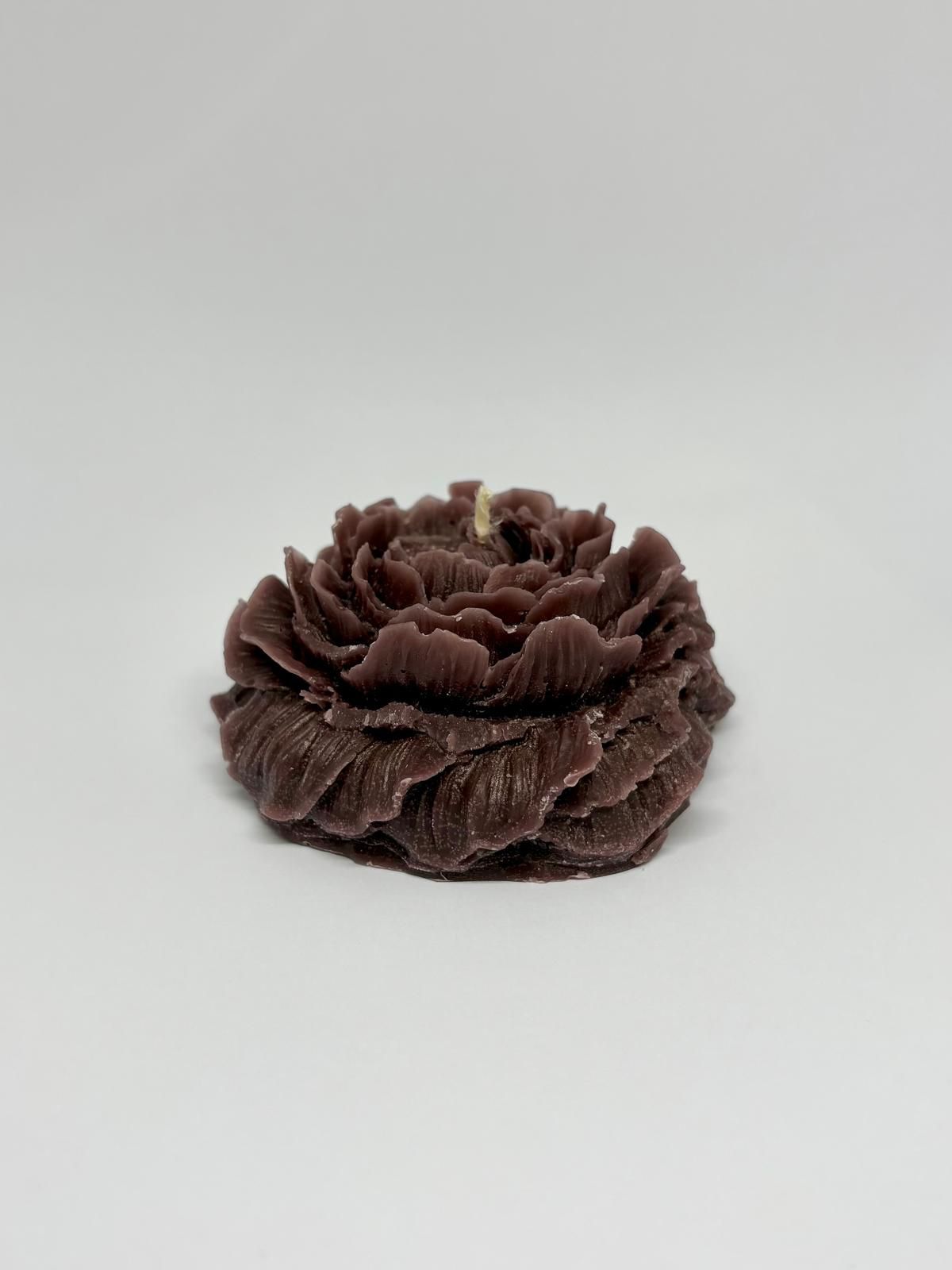 bougie en fleur : rouge (copie)