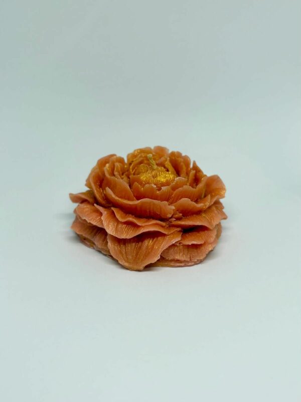 bougie en fleur : marron (copie)