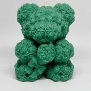 Bougie ourson : Vert