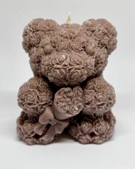 Bougie ourson : Marron