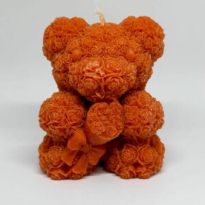 Bougie ourson : Orange