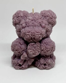 Bougie ourson : Violet