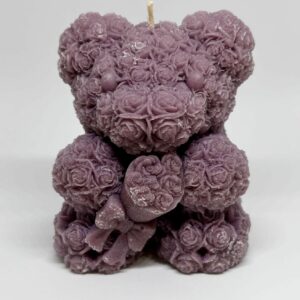 Bougie ourson : Violet