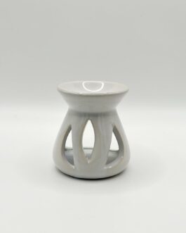 Brûle parfum en céramique : Blanc