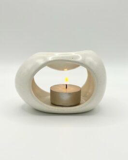 Brûle parfum en céramique en forme d’œuf