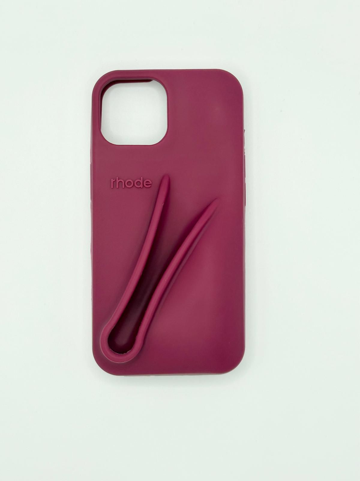 coque rhode iphone 13, 14, 15 (sans gloss) : rouge (copie)
