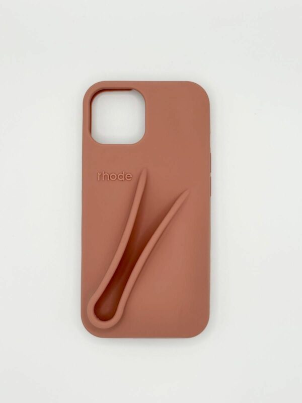 coque rhode iphone 13, 14, 15 (sans gloss) : marron