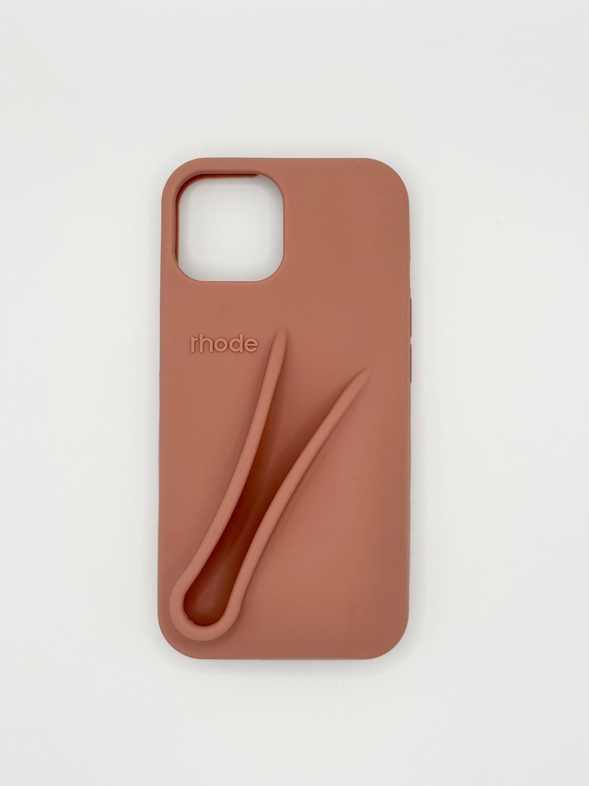 coque rhode iphone 13, 14, 15 (sans gloss) : marron