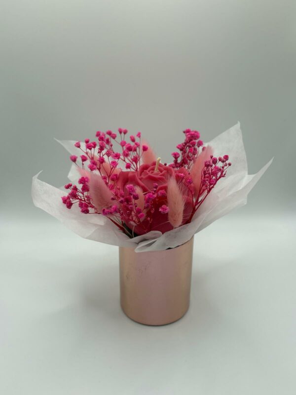 bouquet de bougie rouge 6 cm Ø