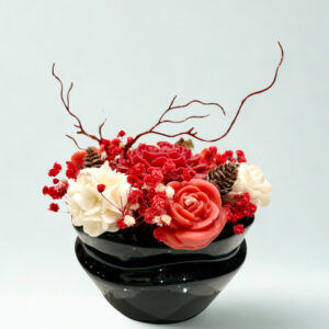 Bouquet de Bougies Rouge & Blanc