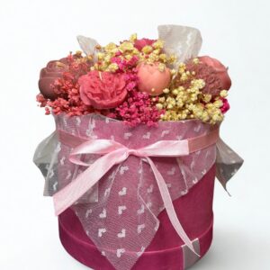 Bouquet de bougies rose
