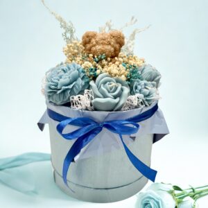 Bouquet de Bougies Bleu & Doré